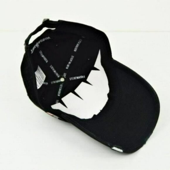 NWT Steve Madden Distressed L.A. Los Angeles Graphic Embroidery Dad Baseball Cap - Picture 5 of 5